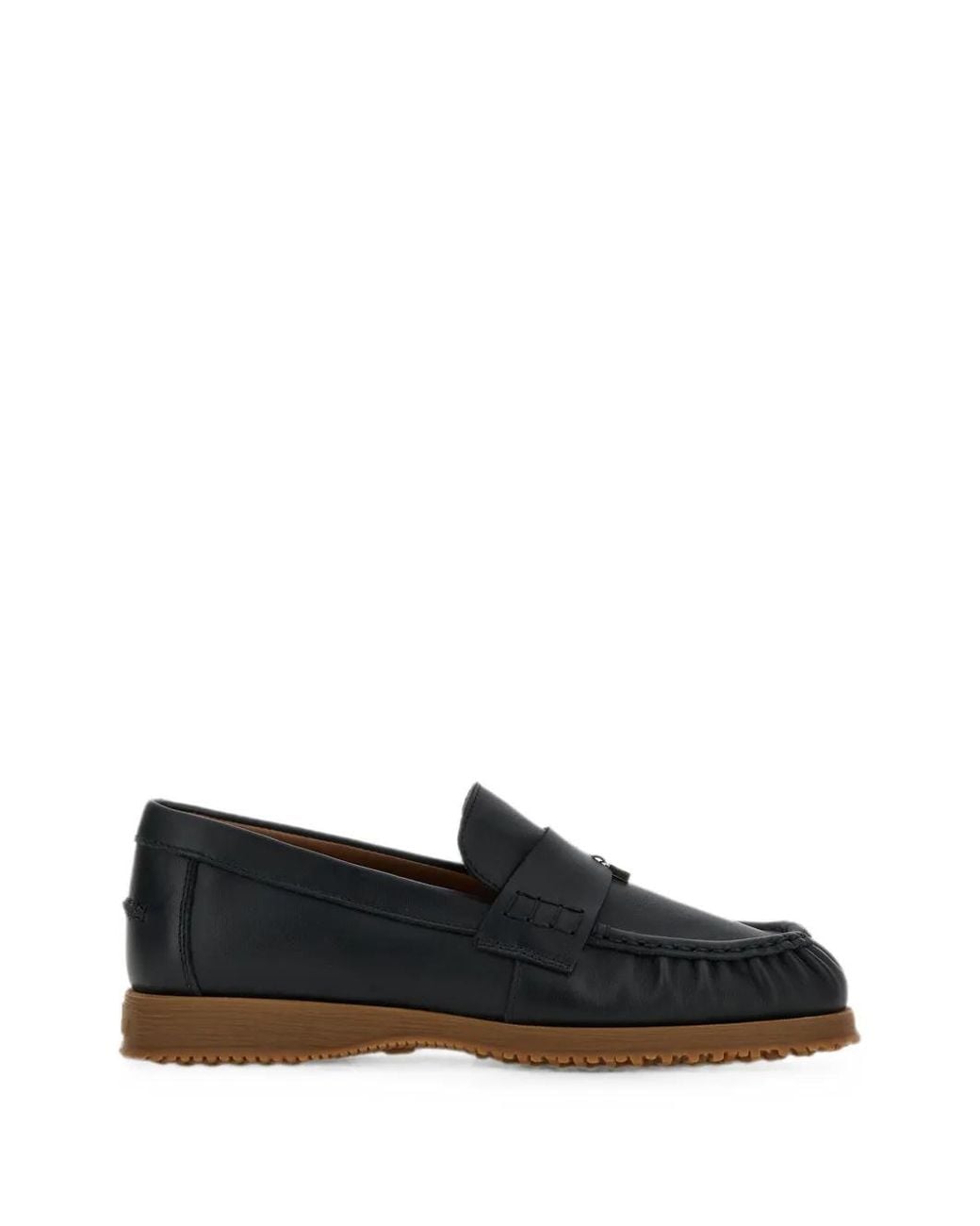 Hogan Black Traditional Loafers