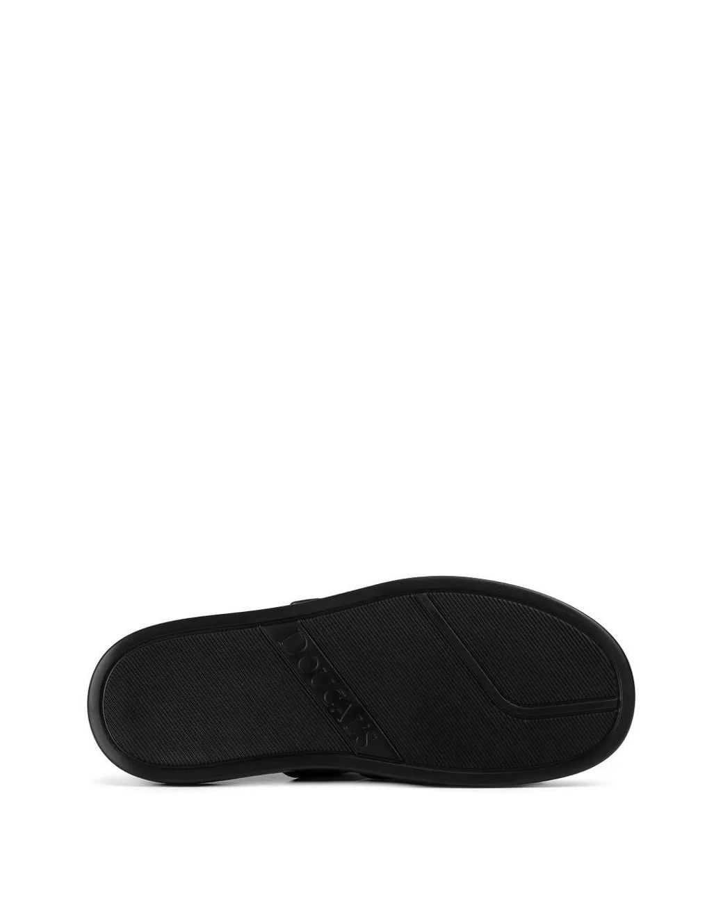 Doucal's Black Sandales À Brides Croisées Et Fermeture Scratch for men