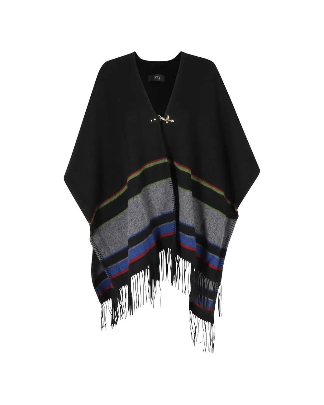 Capa A Rayas Fay de color Black