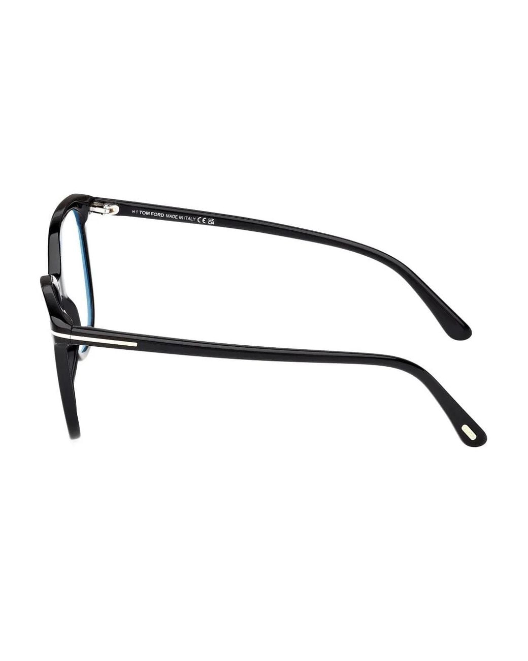 Tom Ford Brown Round-Frame Glasses