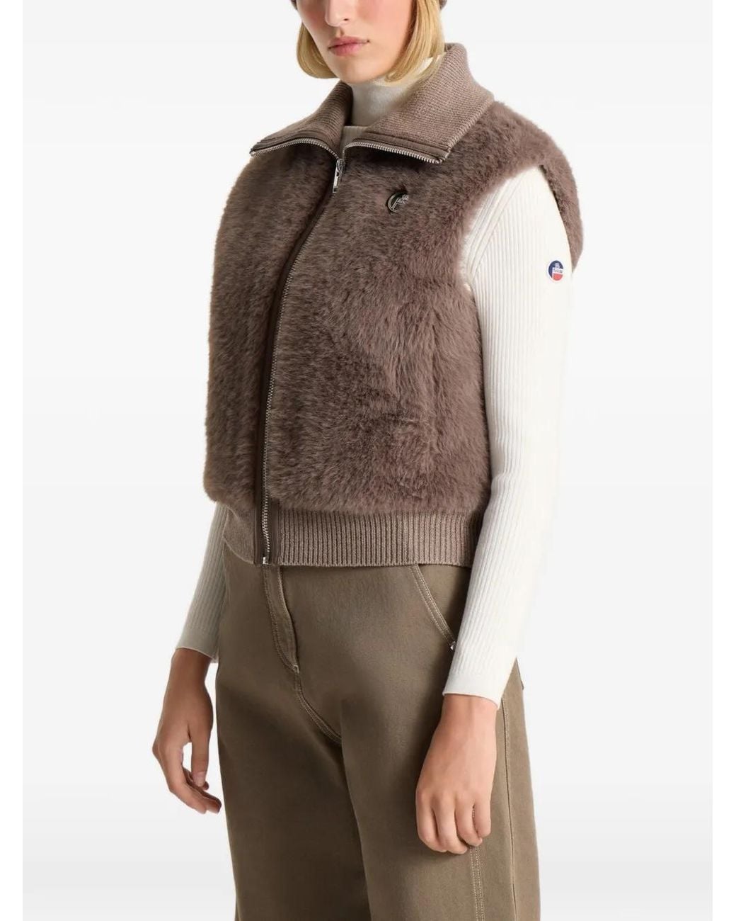 Fusalp Brown Piagae Sleeveless Jacket