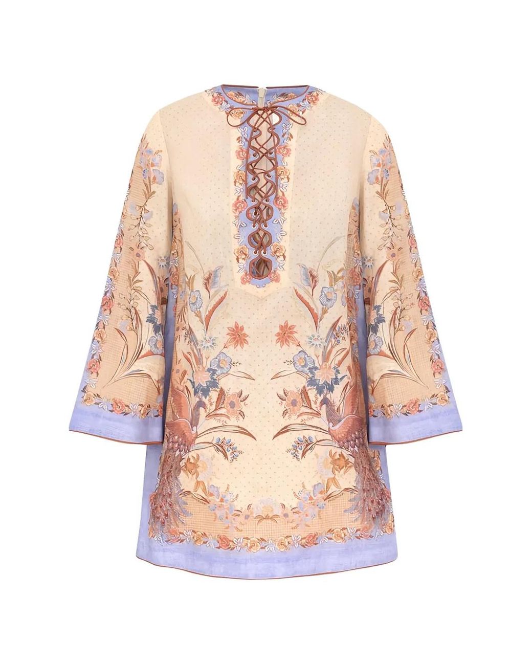 Zimmermann White Indra Linen Mini Dress