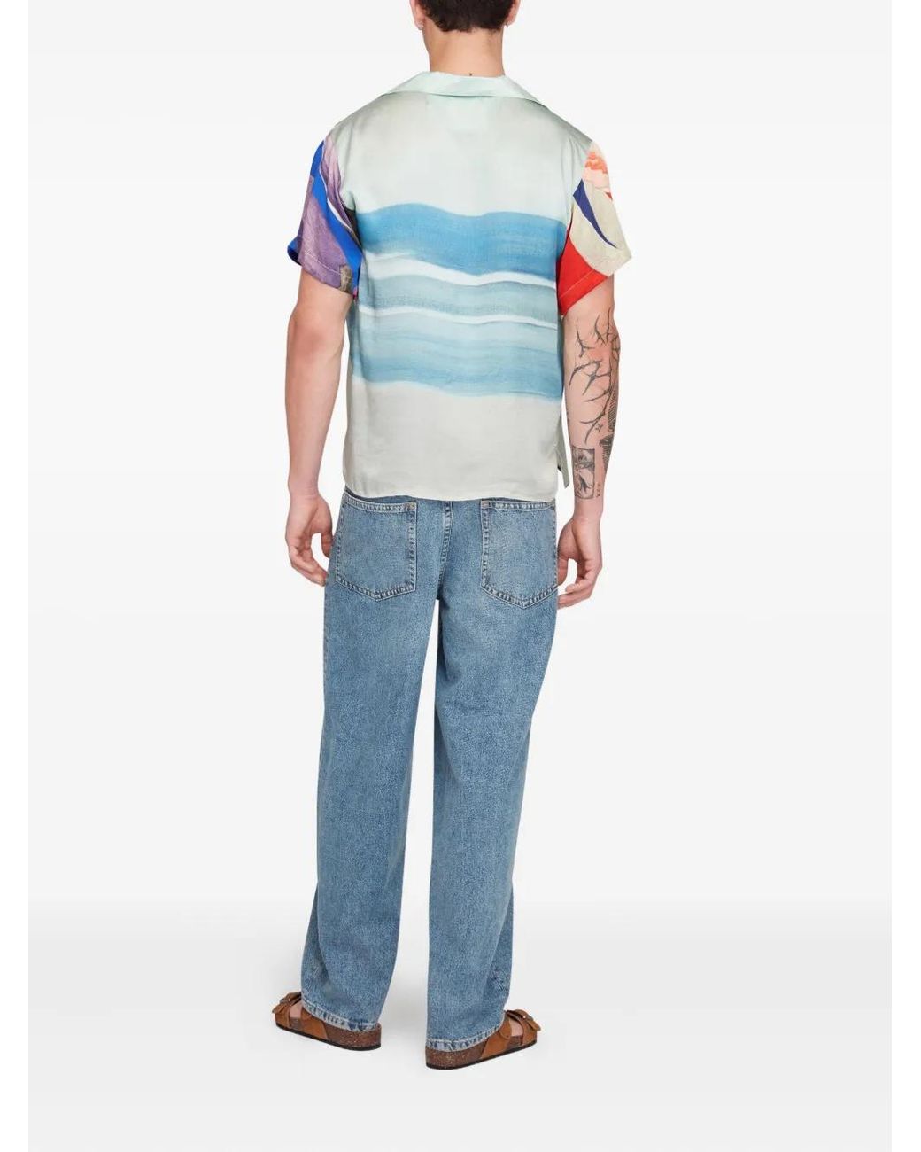 Donde Esteban Blue Salpicon Shirt