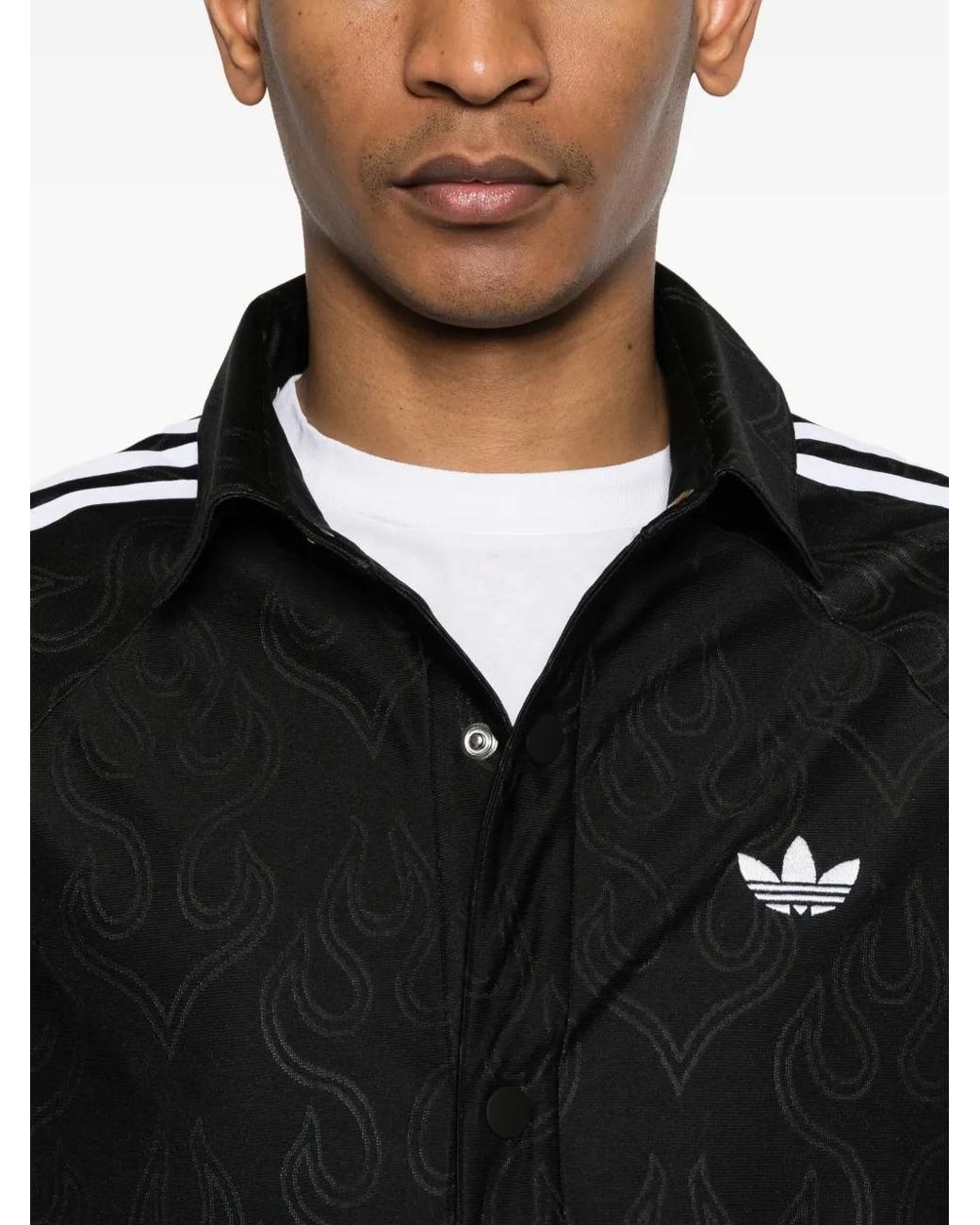 Adidas Black Basketball Flame Top for men