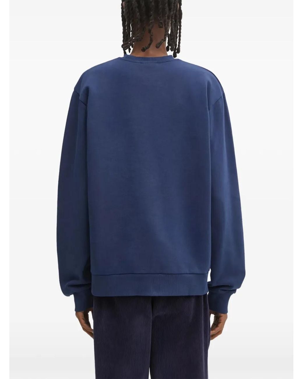 Carhartt Blue Logo-Print Sweatshirt for men