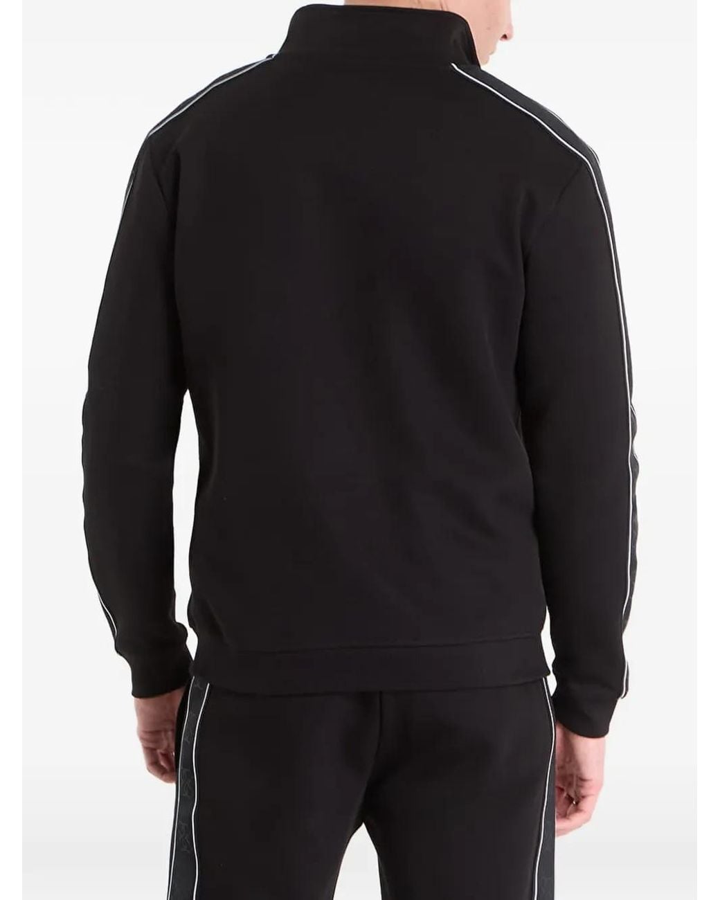 Guess Black Side Logo Sweatshirt for men