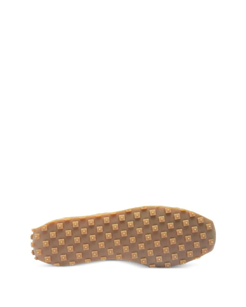 Officine Creative Brown Suede Panelled Sneakers for men
