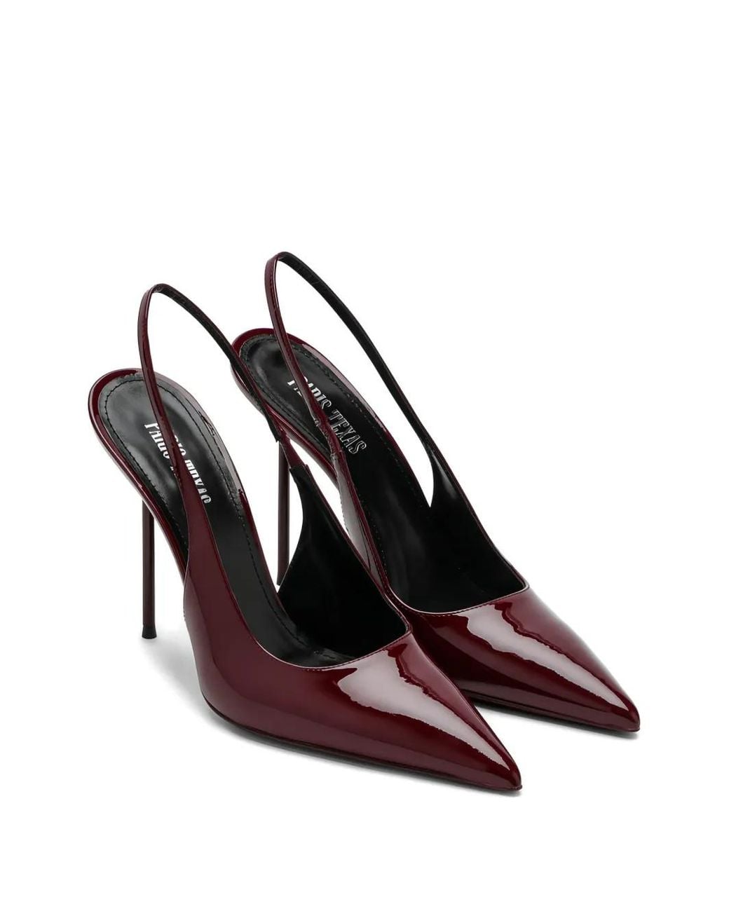 Paris Texas Purple Slingback Pumps