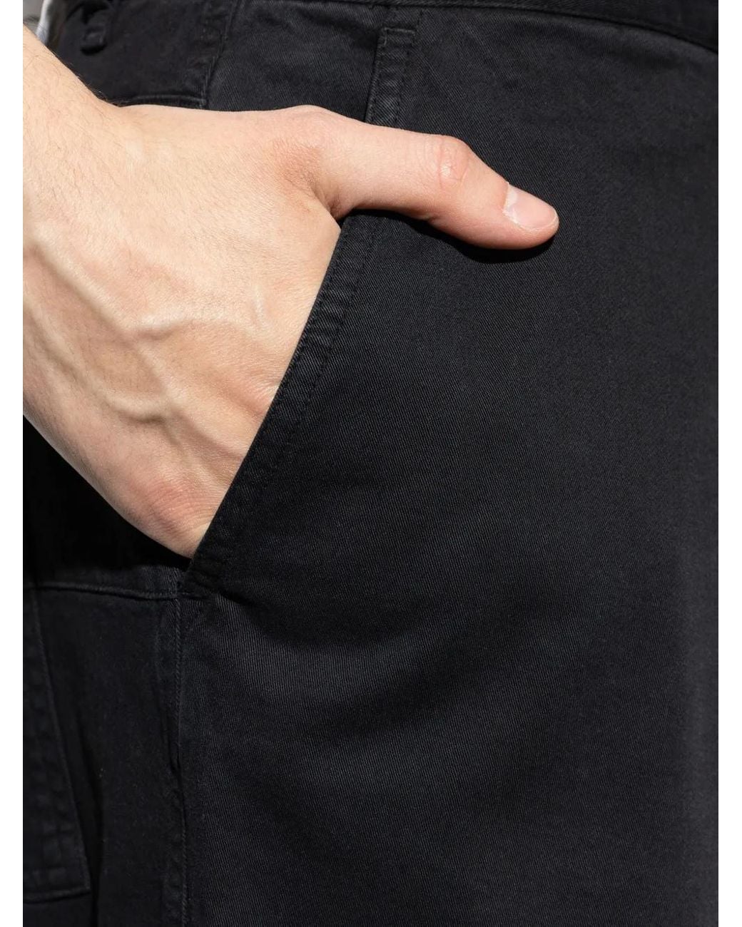 Pantalones Anchos Represent de hombre de color Black
