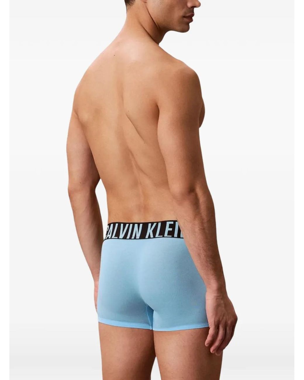 Calvin Klein Black Logo-Waistband Boxers (Set Of Three) for men