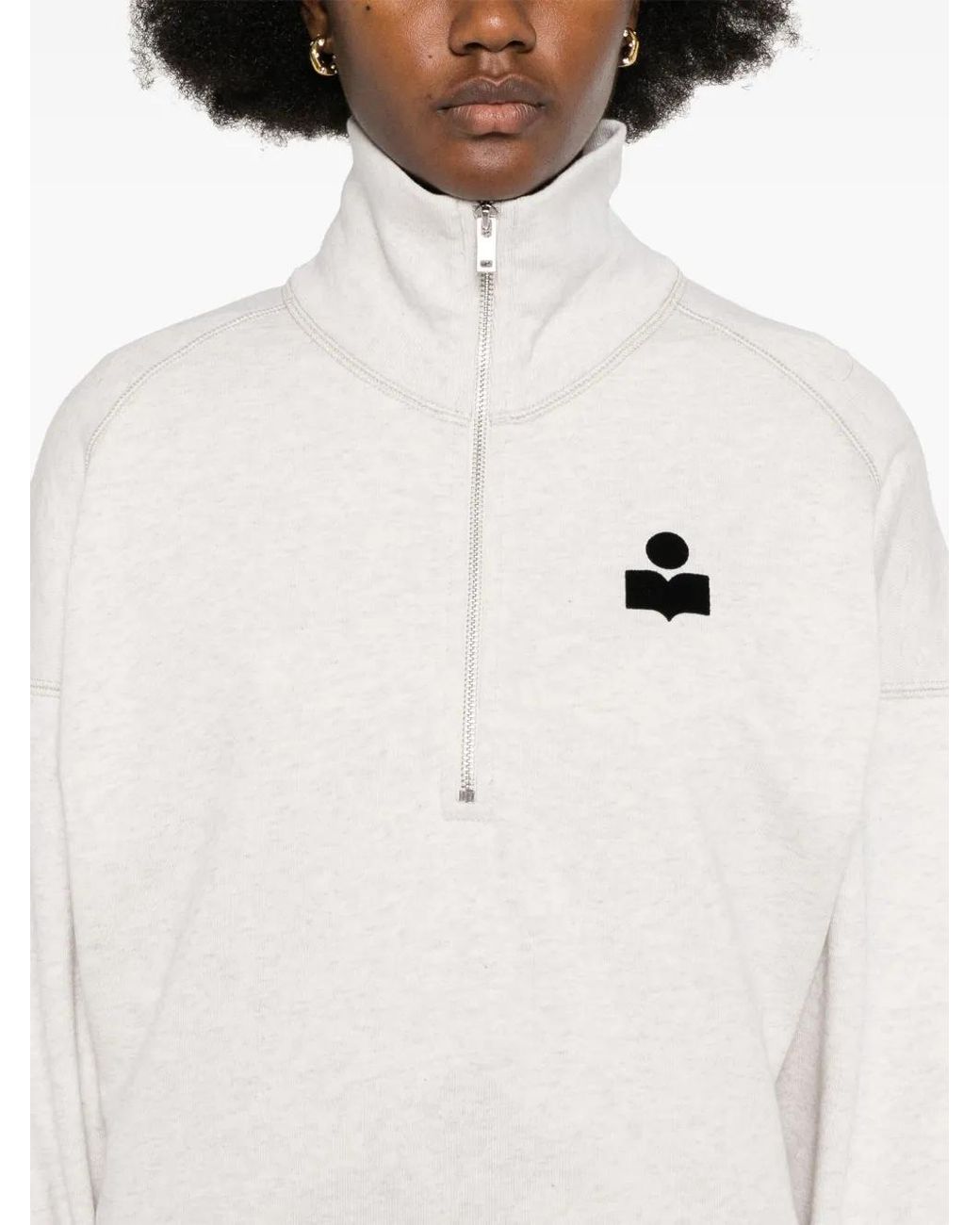 Isabel Marant White Ross Sweatshirt