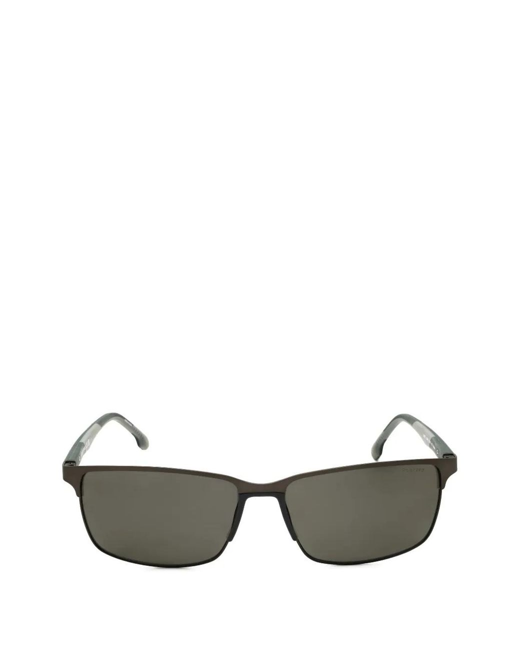 Chesterfield Gray Rectangle-Frame Sunglasses for men