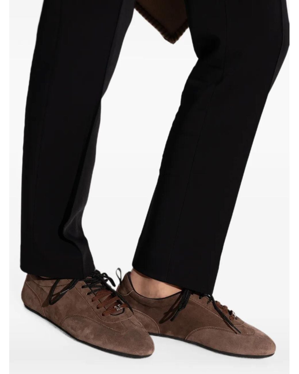 Max Mara Brown 'Stecca' Sports Shoes