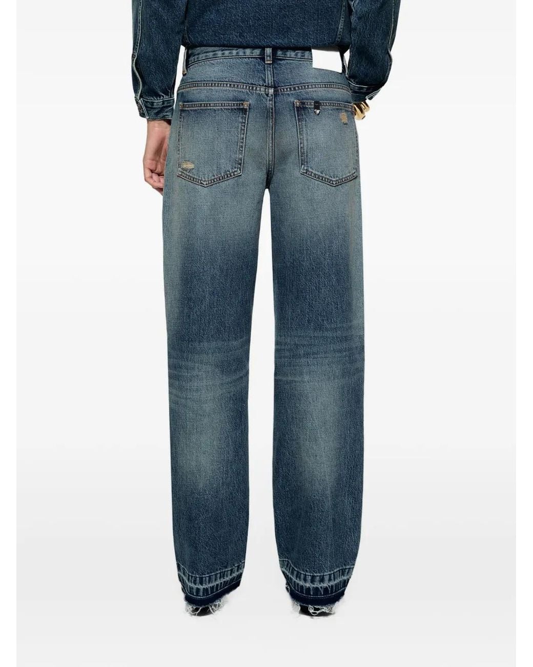 Liu Jo Blue Jeans Destroyed With Spille-Jewel