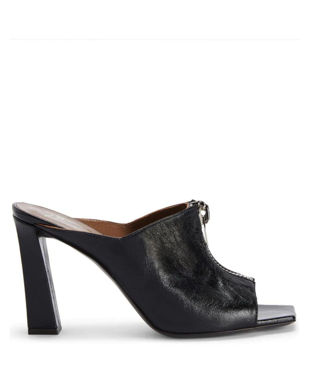 Giuseppe Zanotti Black 90Mm Oraine Mules