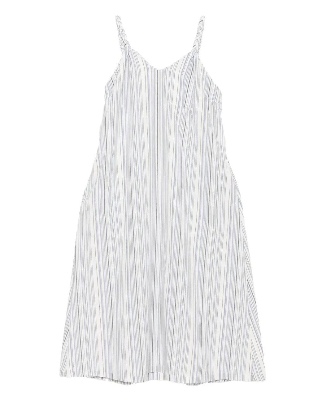 B+ AB White Sleeveless Dress