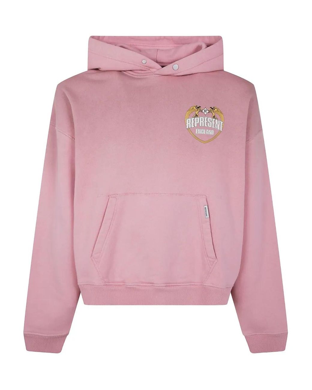 Sudadera Con Capucha Y Motivo Gráfico Represent de hombre de color Pink