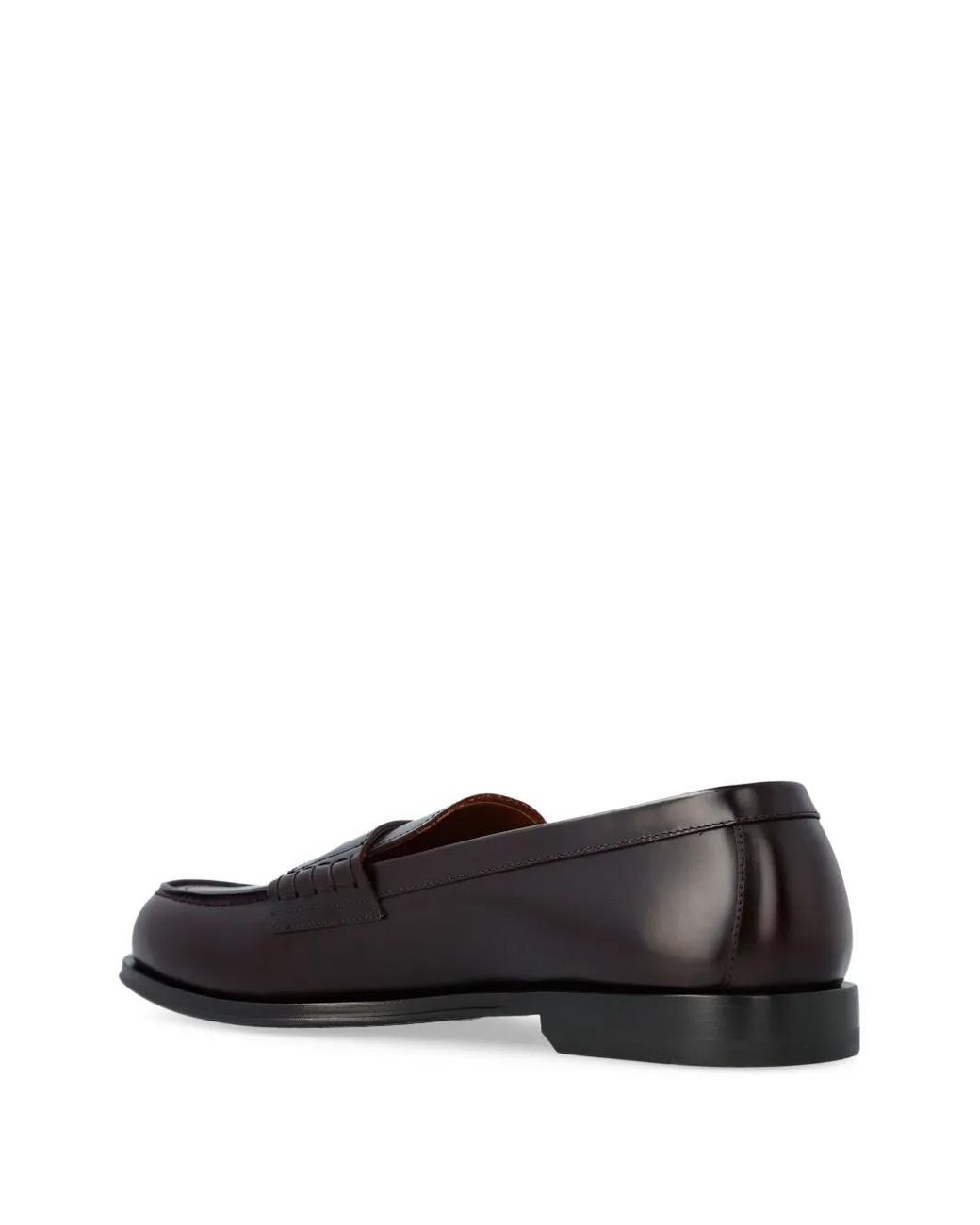DSquared² Black Neoclassic Leather Penny Loafers for men