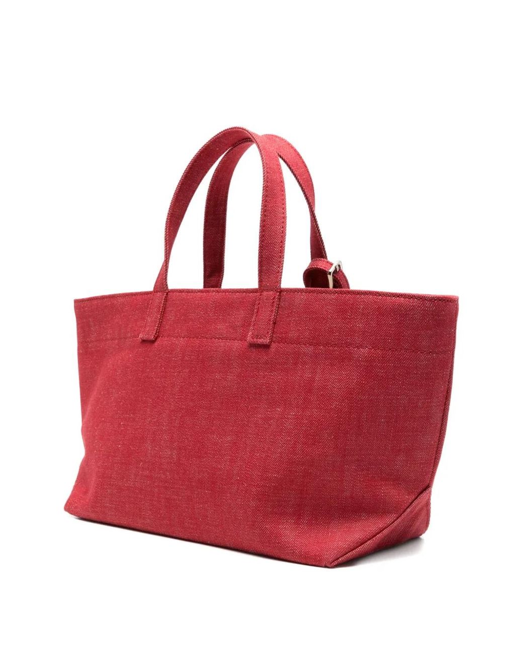 A.P.C. Red Small Drummer Tote Bag