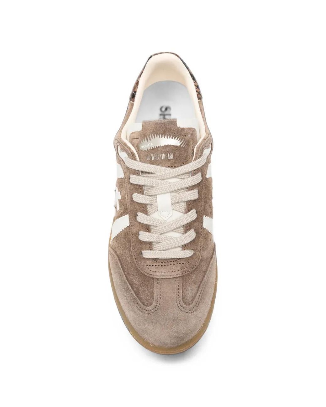 Premiata Natural Bonnie Logo-Patch Sneakers