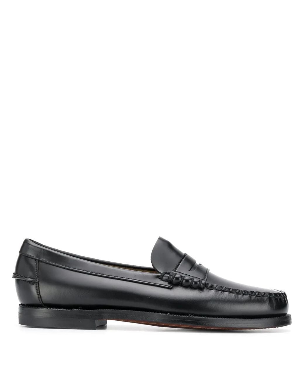 Sebago Gray Penny Slip-On Loafers