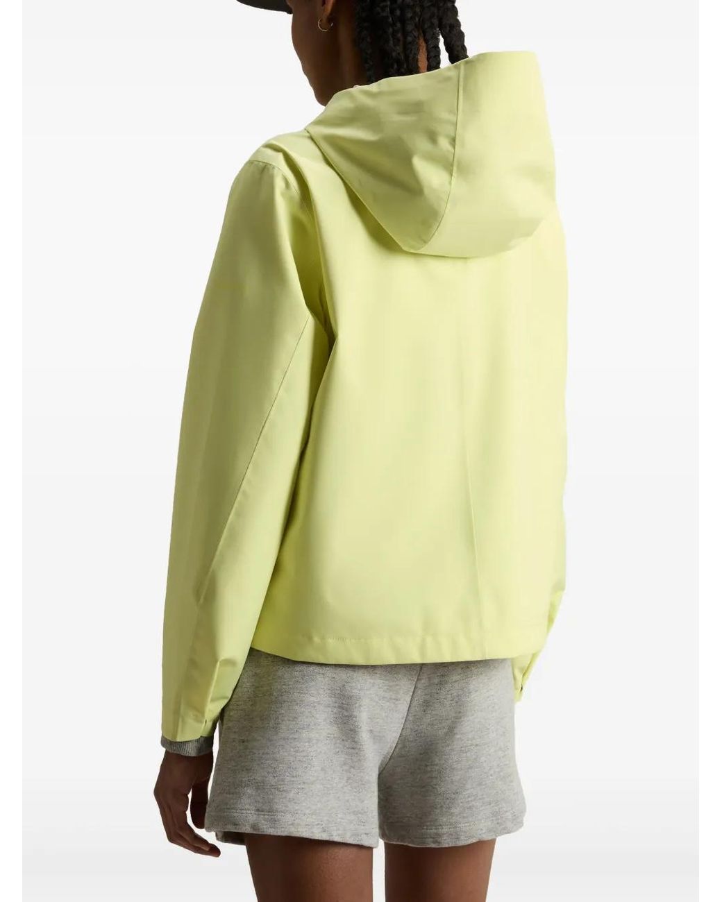 Woolrich Yellow Zip-Up Bomber Jacket