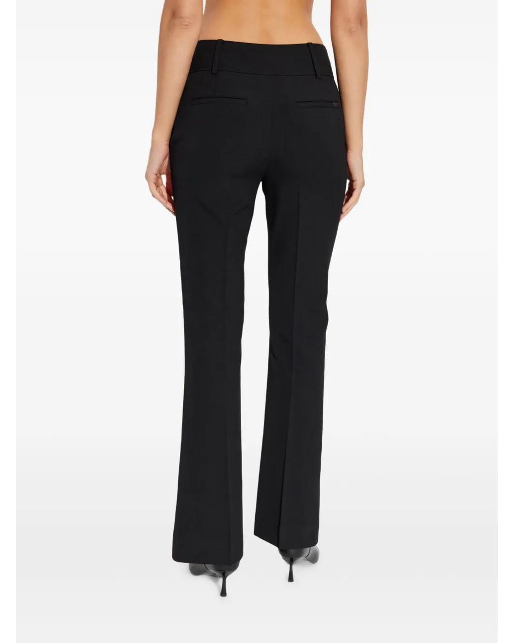 AllSaints Black Astra Button Trousers