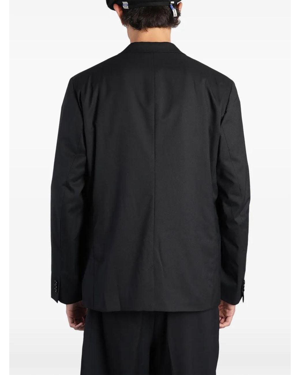 Maison Mihara Yasuhiro Black Washable Tailored Jacket for men