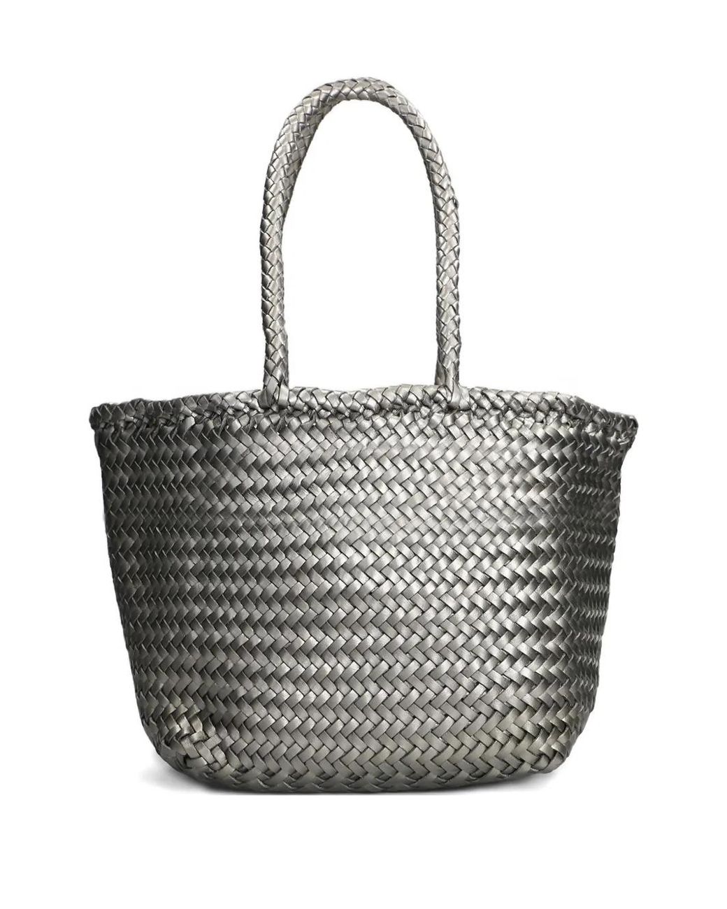 Dragon Diffusion Gray Woven Tote Bag