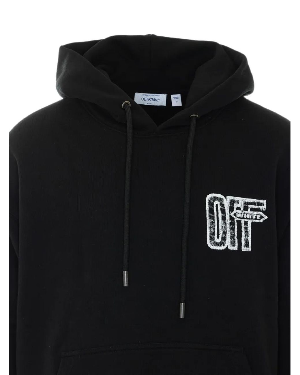 Off-White c/o Virgil Abloh Black Motion Arrow Hoodie for men