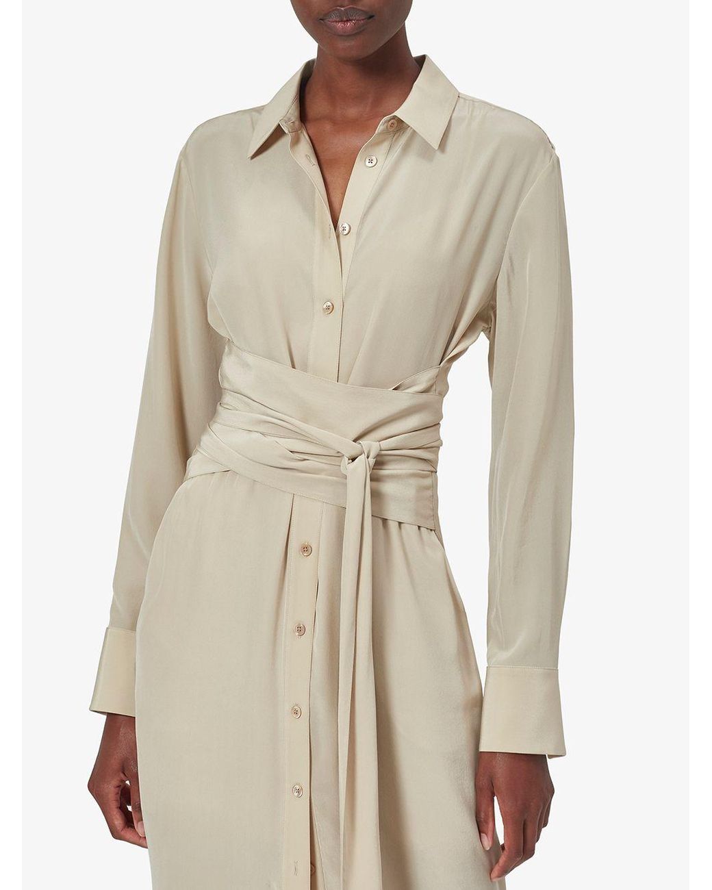 Equipment Jarvisse Shirt Silk Dress in 