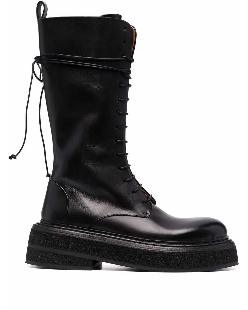 Marsèll Black Zuccone Lace-Up Boots