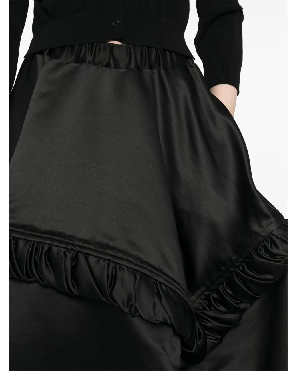 Comme des Garçons Black Asymmetric Skirt