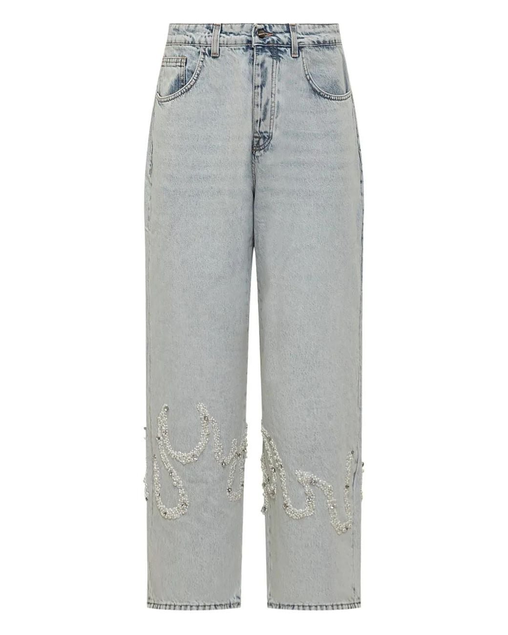 Barrow Gray Flames Jeans