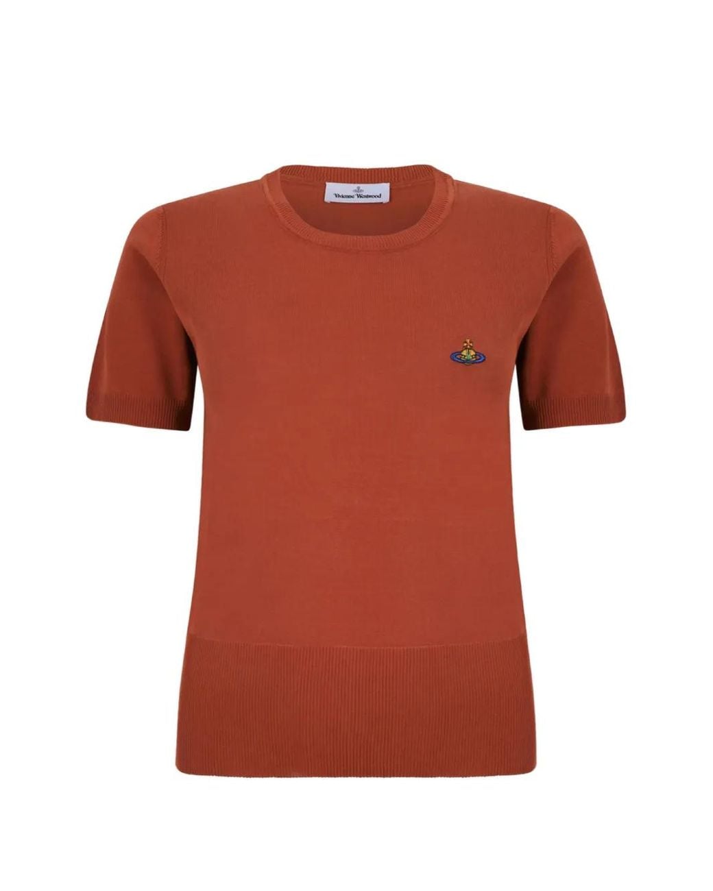 Vivienne Westwood Logo-Embroidered Short-Sleeve T-Shirt