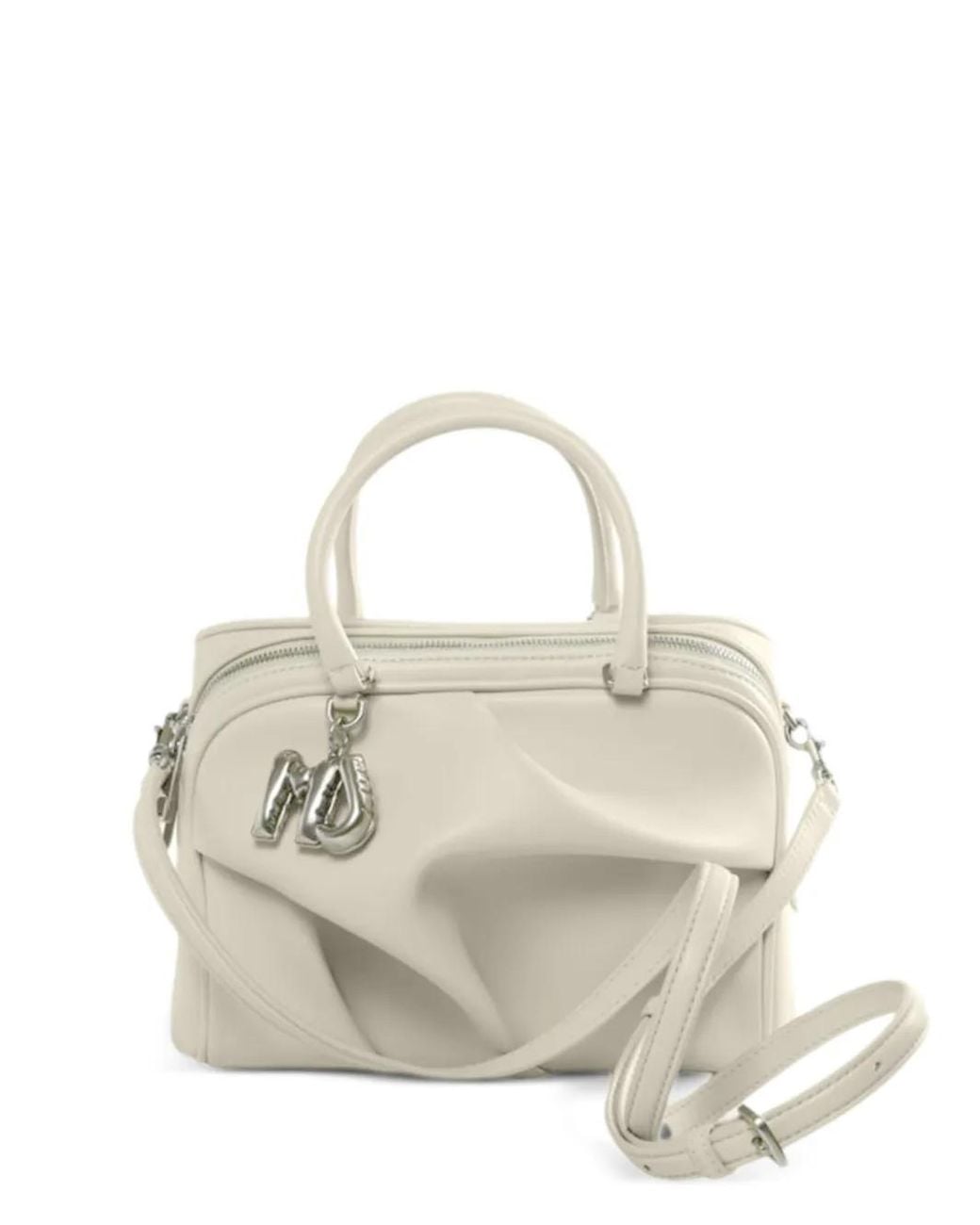 Marc Jacobs Metallic Small Wave Charm Top-Handle Tote Bag