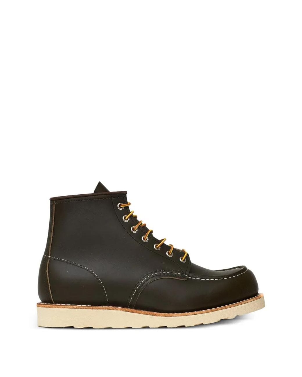 Red Wing Black Moc Leather Boots for men