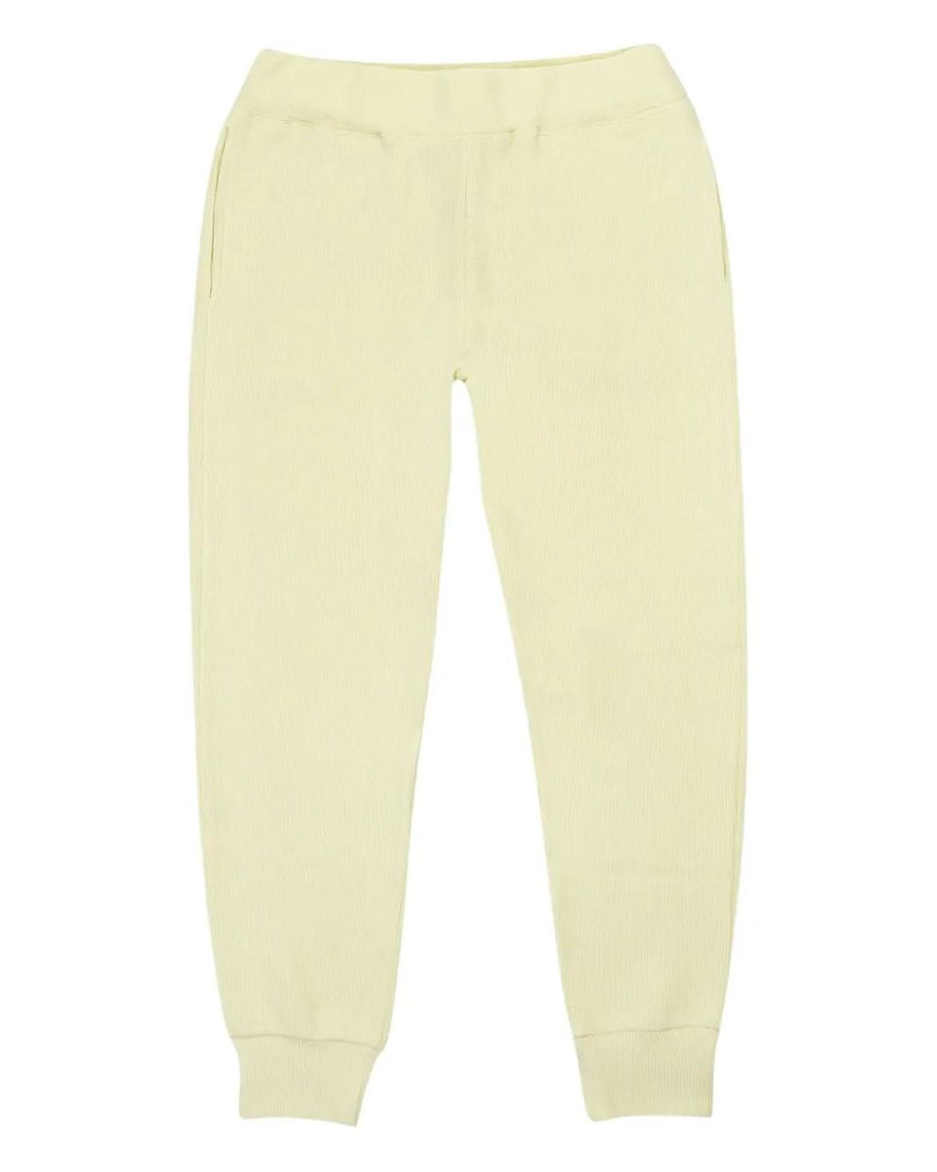 CALLIPYGIAN Natural Ribbed Joggers