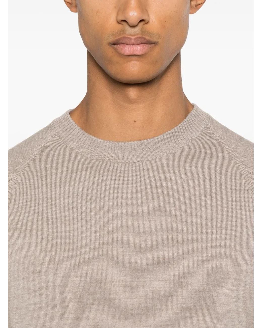 Sease Gray Whole Sweater for men