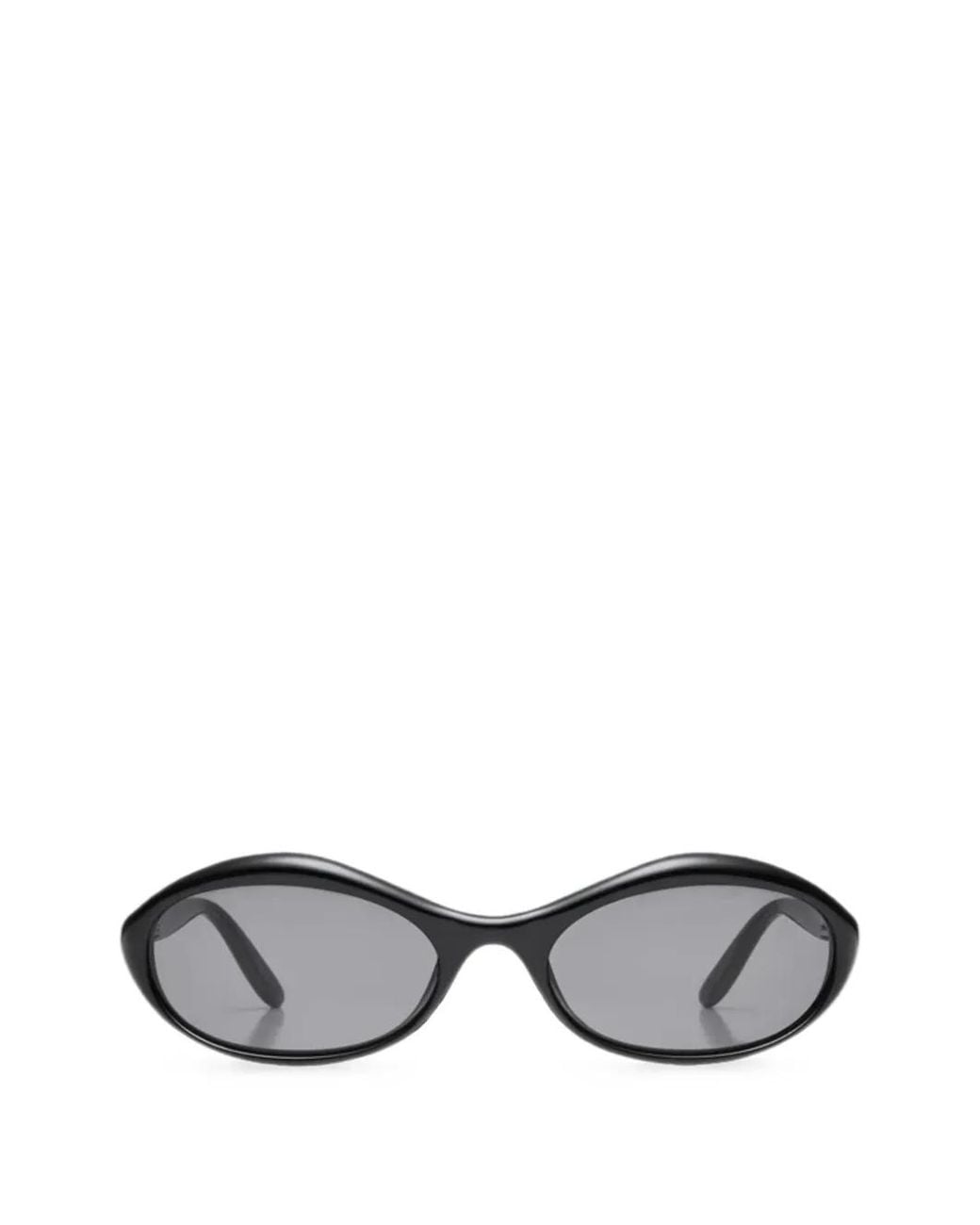 Magda Butrym Gray Oval Sunglasses