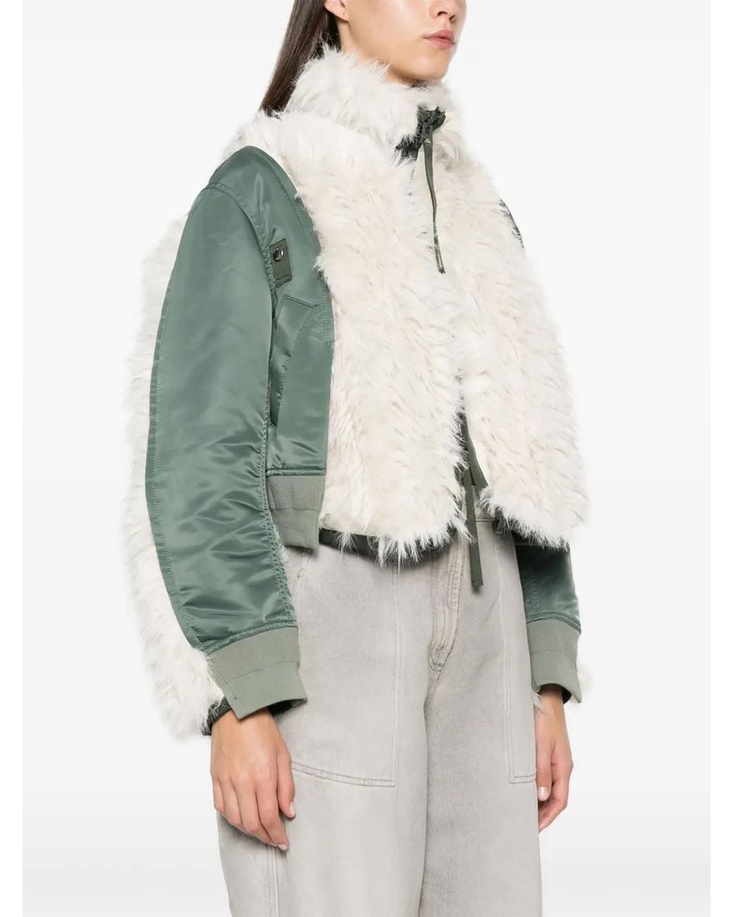 Sacai Blue Panelled Jacket