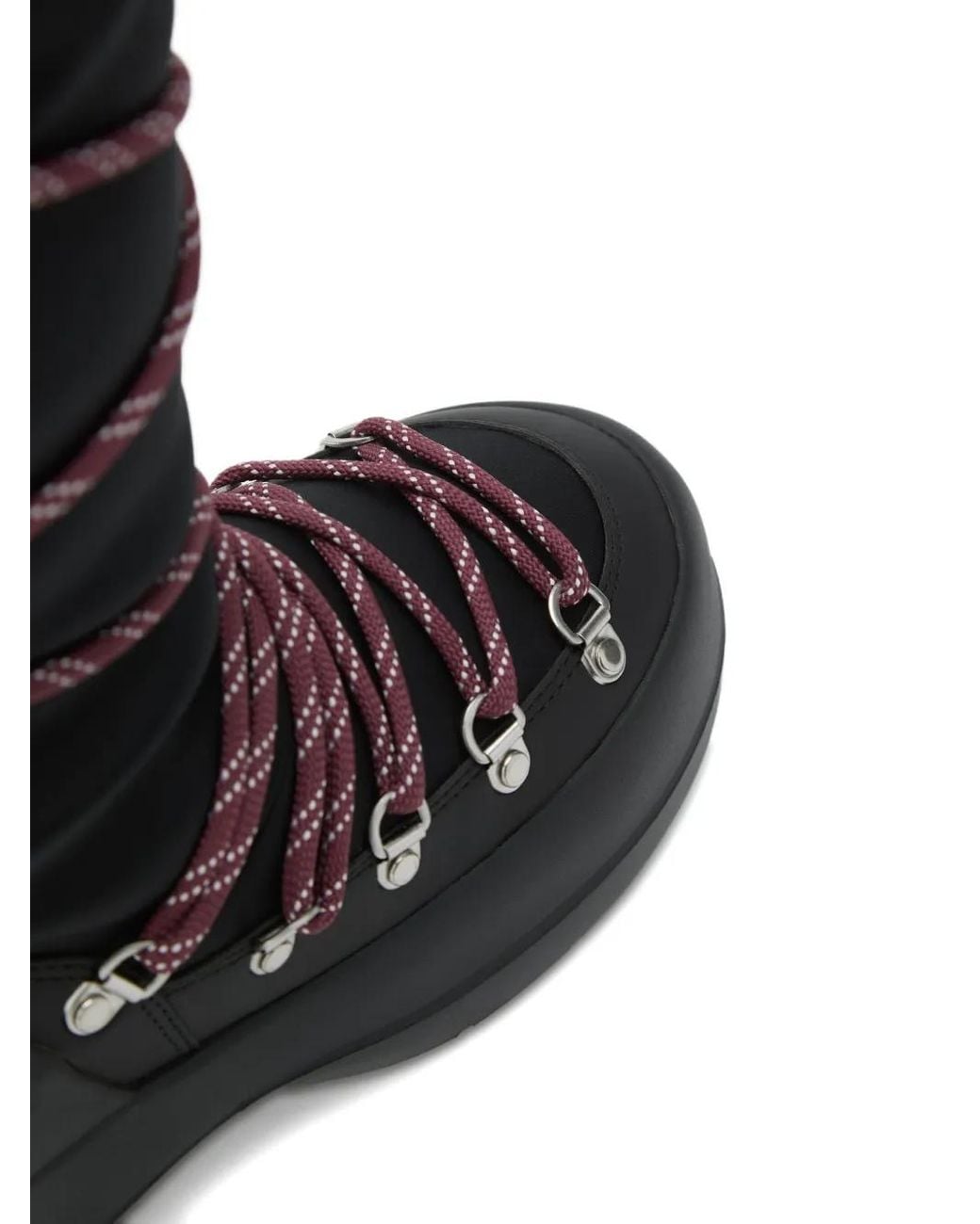 Moon Boot Black Luna Schnürstiefel