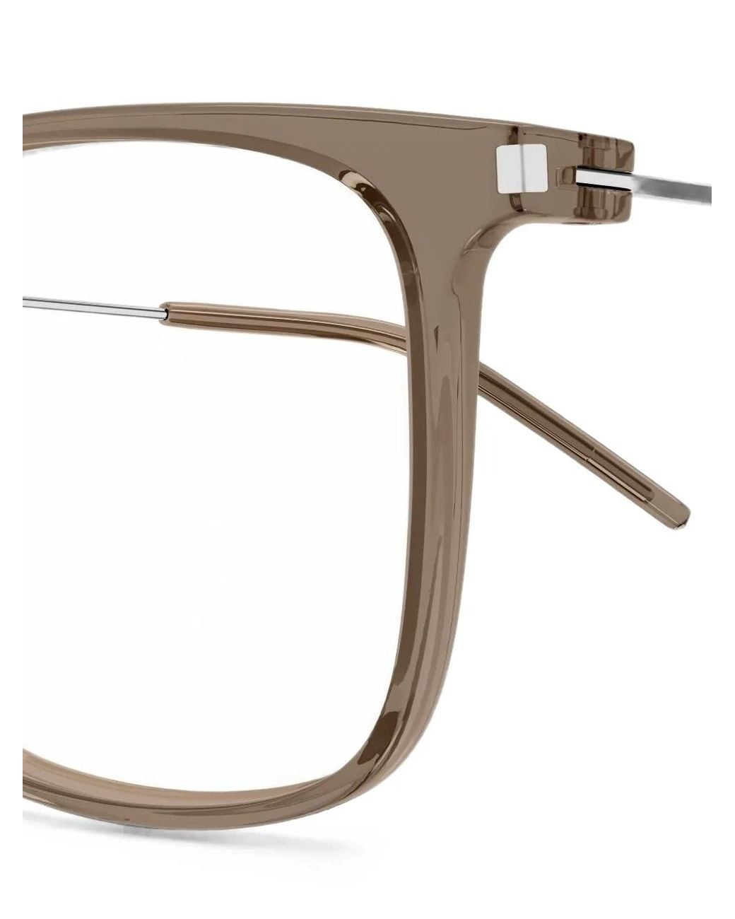 Saint Laurent Multicolor Lunettes De Vue À Monture Rectangulaire for men