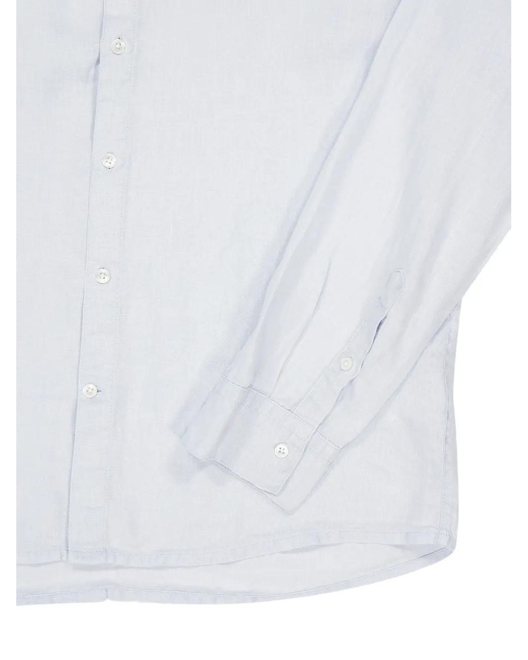 James Perse White Long-Sleeve Shirt for men