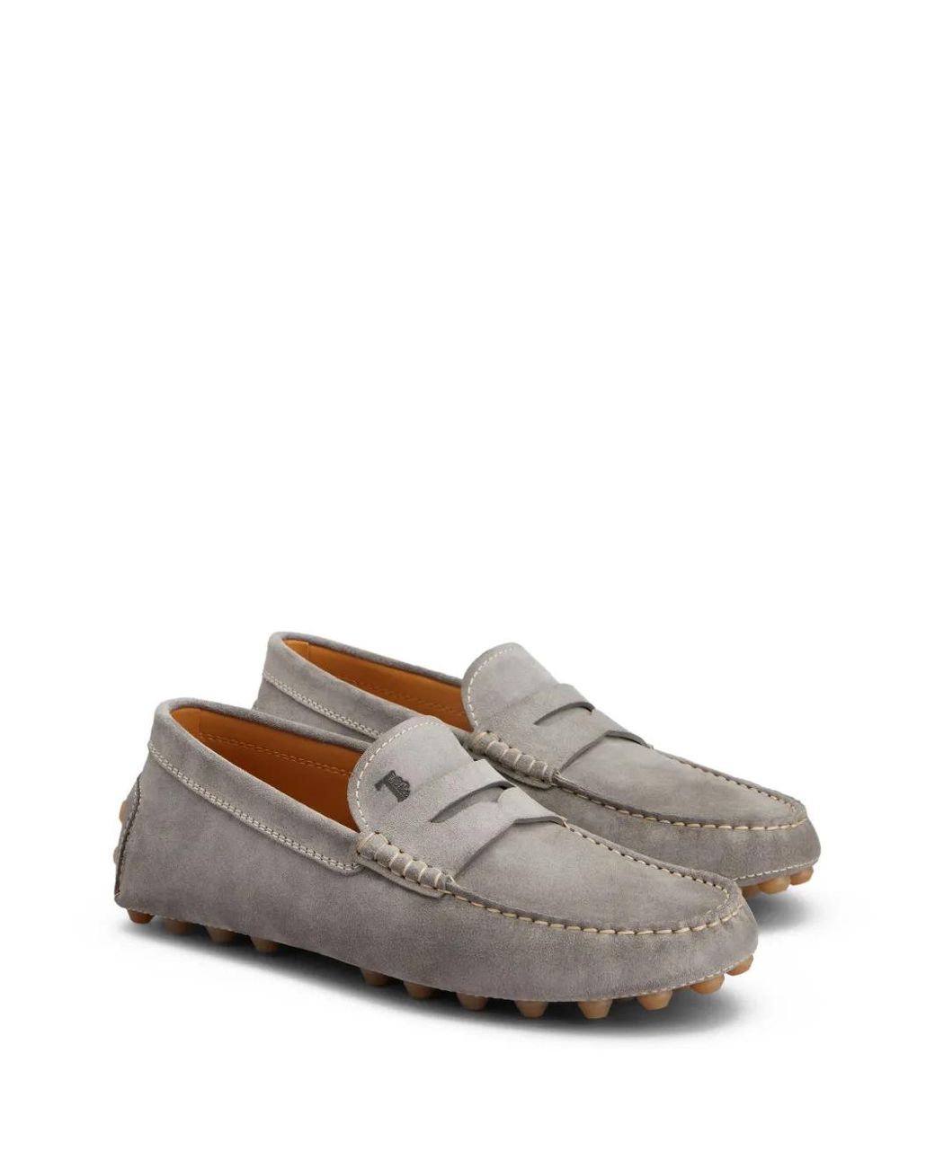 Tod's Gray Gommino Bubble Loafers for men