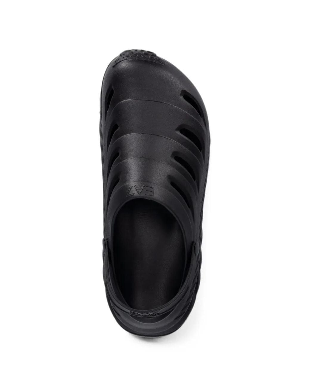 EA7 Black Mules À Découpes