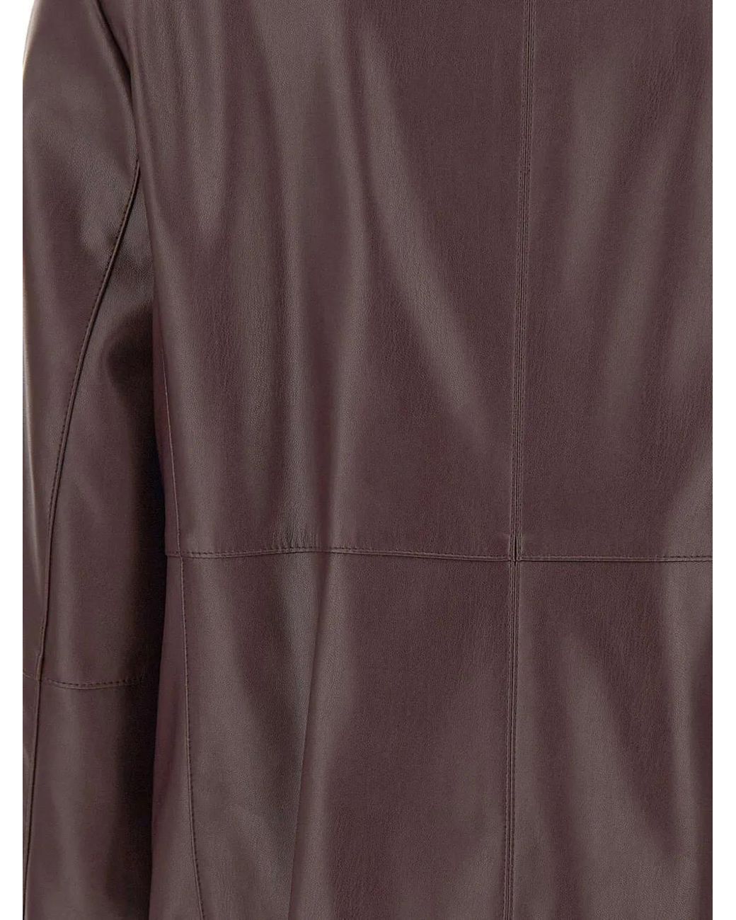 Elena Miro Brown Button-Up Jacket