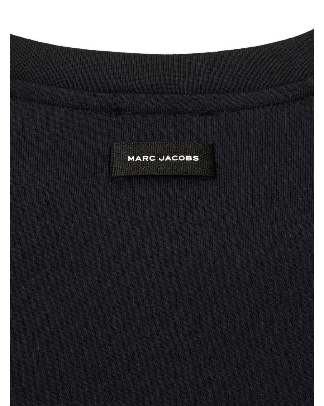 Marc Jacobs Red Kiss Logo Shrunken T-Shirt