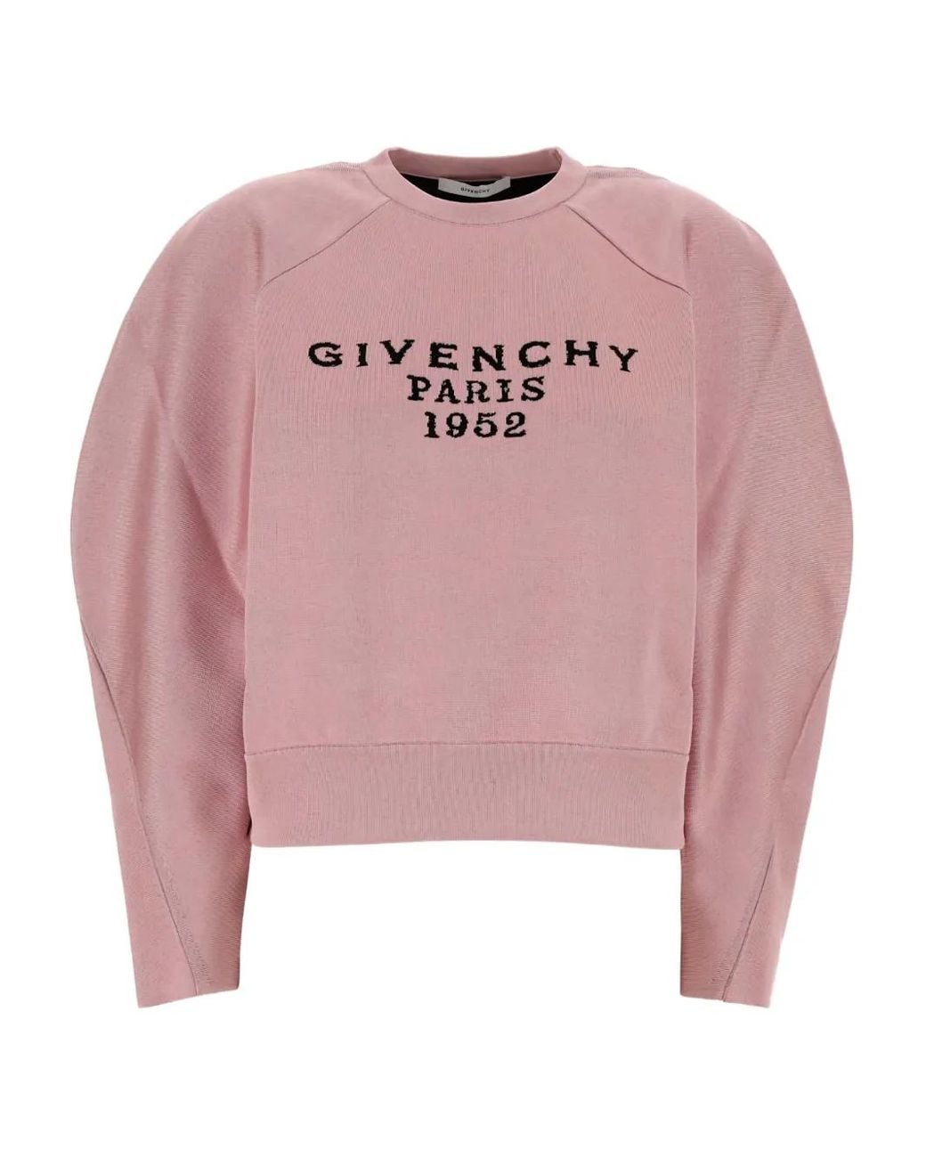 Jersey En Viscosa De Lana Con Logo Givenchy de color Pink