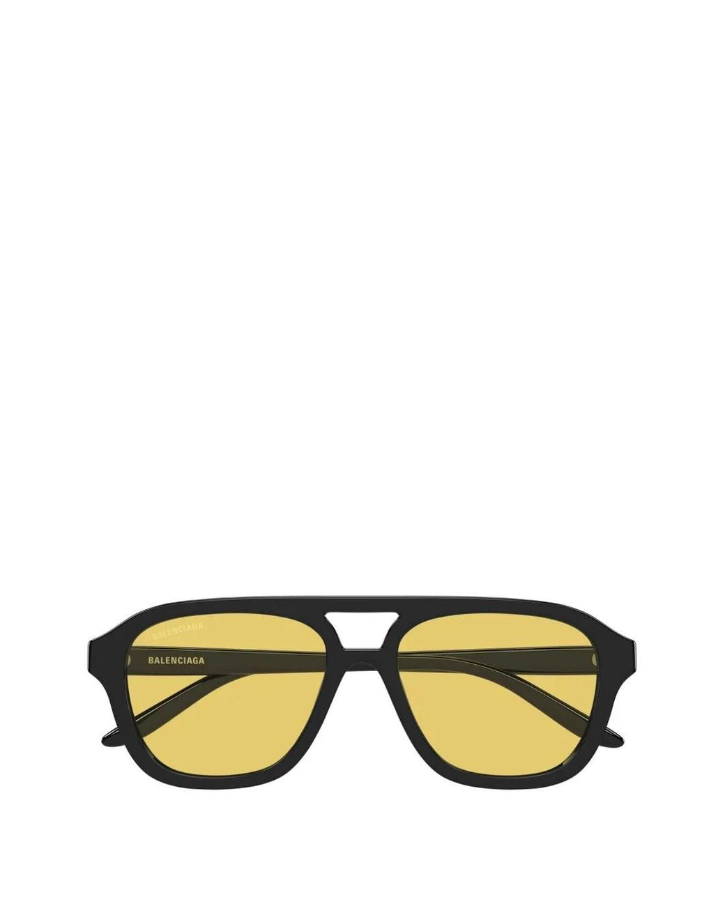 Balenciaga Metallic Daily Pilot-Frame Sunglasses for men